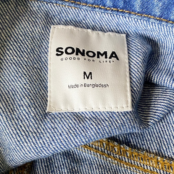 Sonoma Women's Classic Blue Jean Jacket - Picture 3 of 3